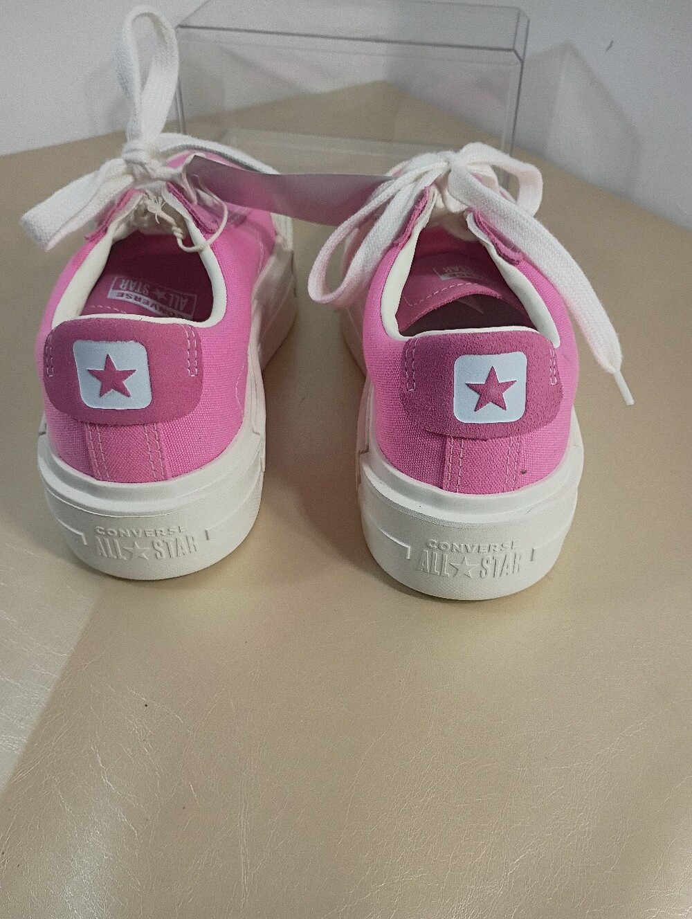Converse Women's SZ 8.5 Chuck Taylor All Star Cruise Low Pink/White A10440C New. - Picture 6 of 10